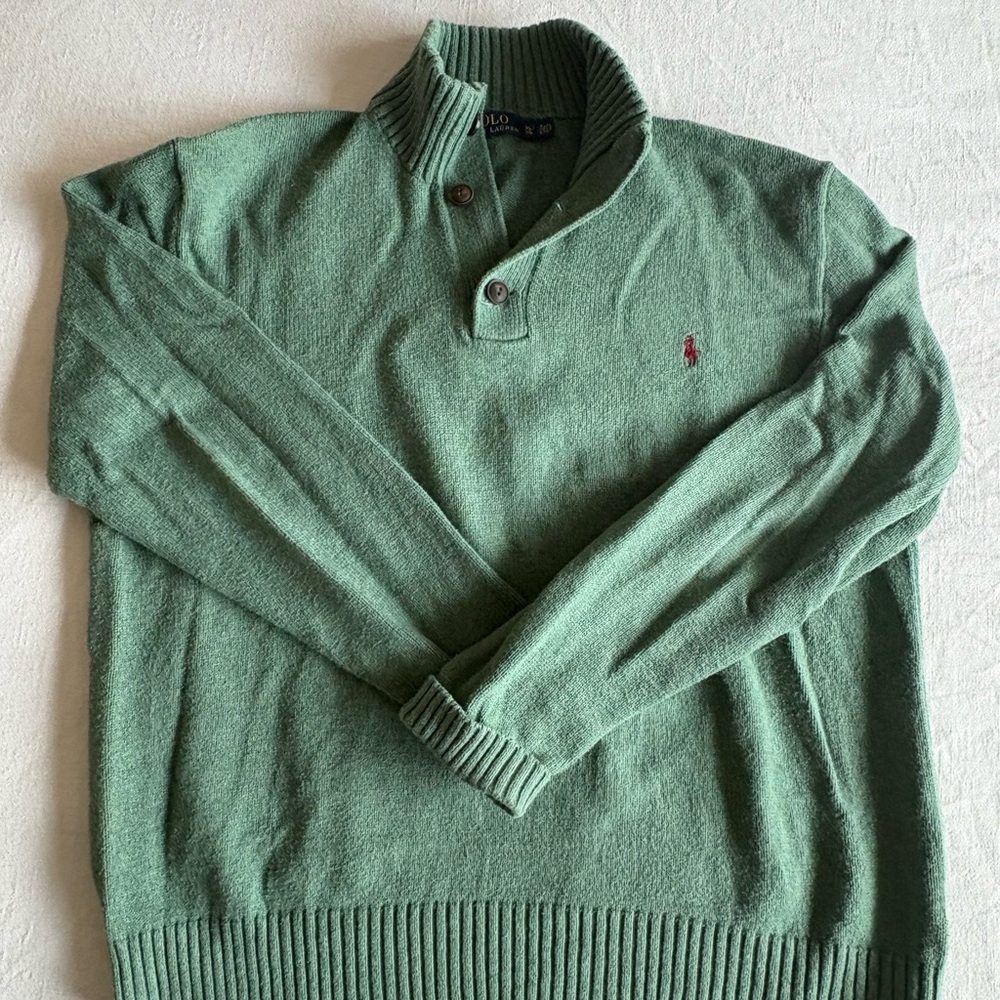 Polo by Ralph Lauren Green Men's Sweater Sz XL